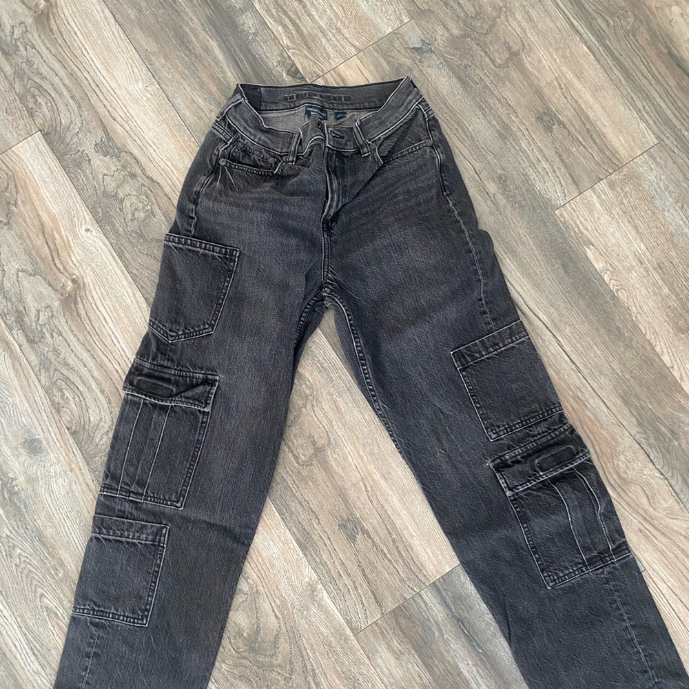 American Eagle Outfitters Gray Comfort Stretch Jeans